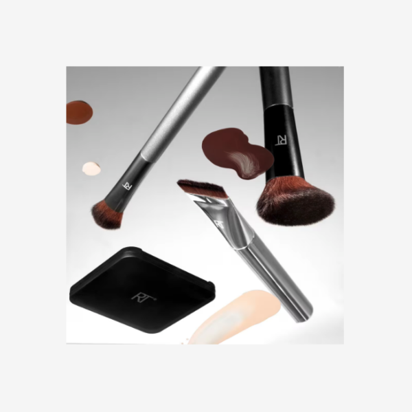 Real Techniques Chrome Era It's Giving Base Makeup Brush Set - Imagen 2